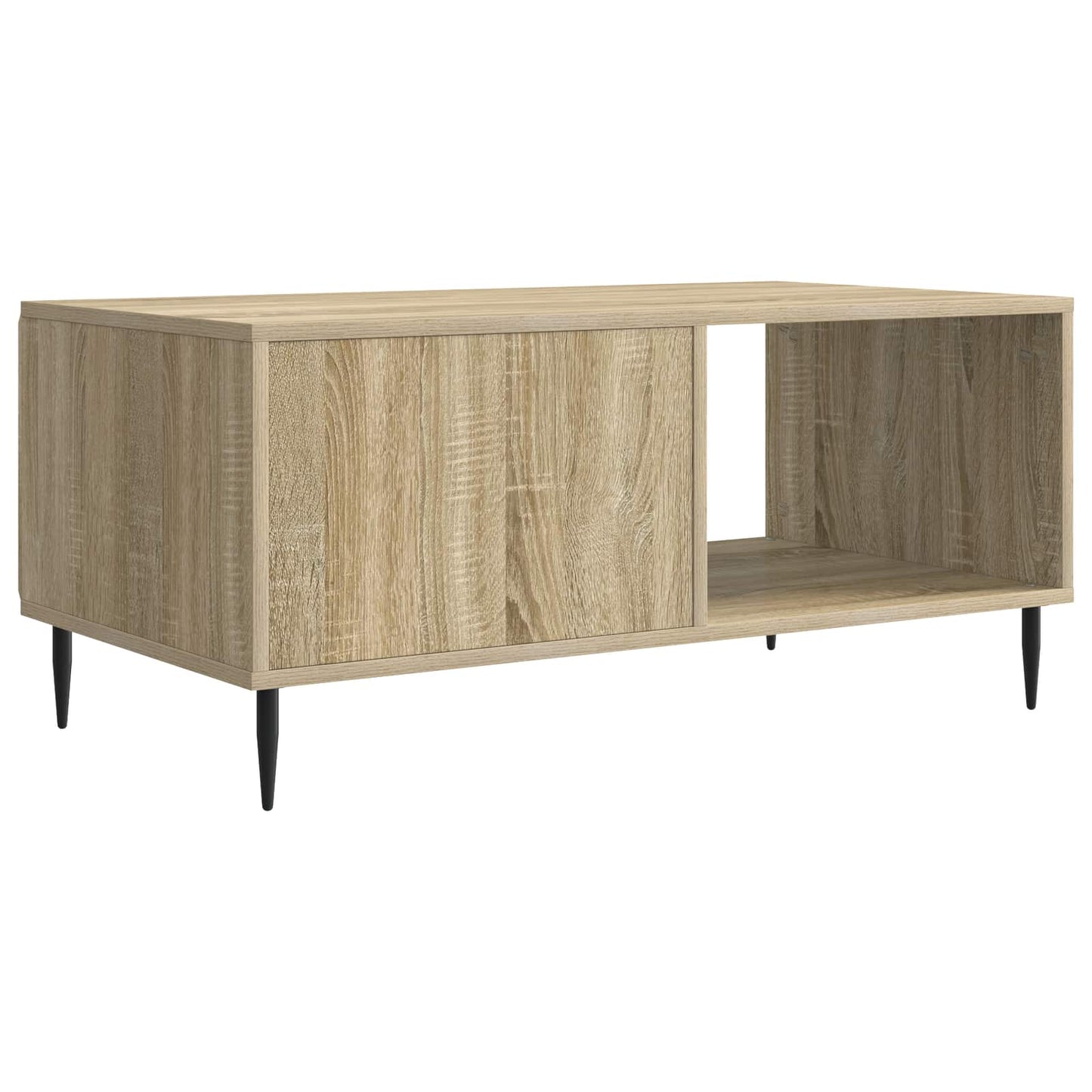 vidaXL Coffee Table Sonoma Oak 90 x 50 x 40 cm Engineered Wood
