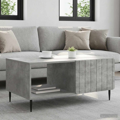 vidaXL Coffee Table Concrete Grey 90 x 50 x 40 cm Engineered Wood