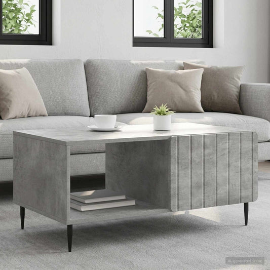 vidaXL Coffee Table Concrete Grey 90 x 50 x 40 cm Engineered Wood