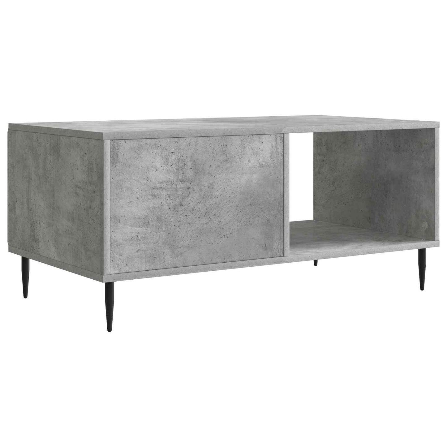 vidaXL Coffee Table Concrete Grey 90 x 50 x 40 cm Engineered Wood