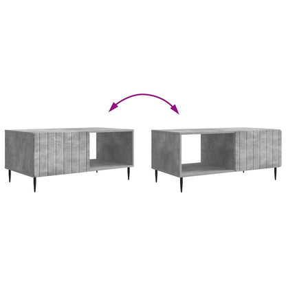 vidaXL Coffee Table Concrete Grey 90 x 50 x 40 cm Engineered Wood