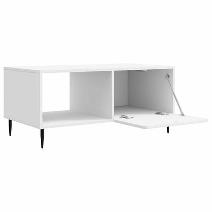 vidaXL Coffee Table High Gloss White 90 x 50 x 40 cm Engineered Wood
