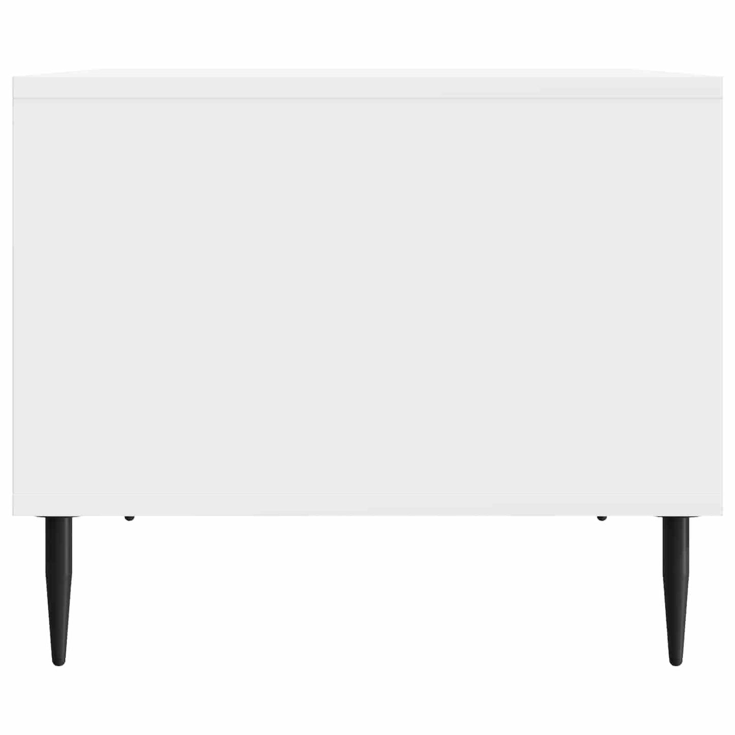 vidaXL Coffee Table High Gloss White 90 x 50 x 40 cm Engineered Wood