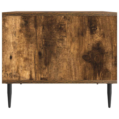vidaXL Coffee Table Smoked Oak 90 x 50 x 40 cm Engineered Wood