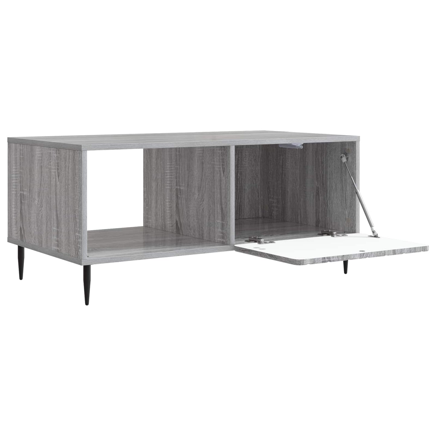 vidaXL Coffee Table Grey Sonoma 90 x 50 x 40 cm Engineered Wood