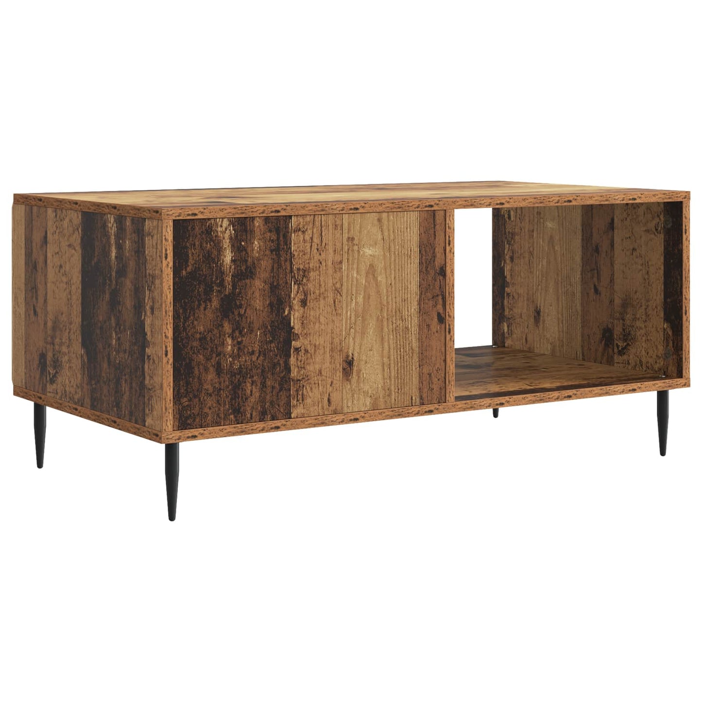 vidaXL Coffee Table Old Wood 90 x 50 x 40 cm Engineered Wood
