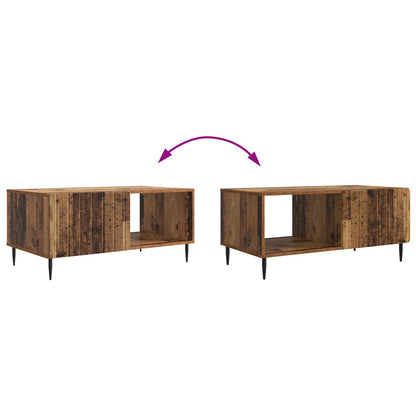 vidaXL Coffee Table Old Wood 90 x 50 x 40 cm Engineered Wood