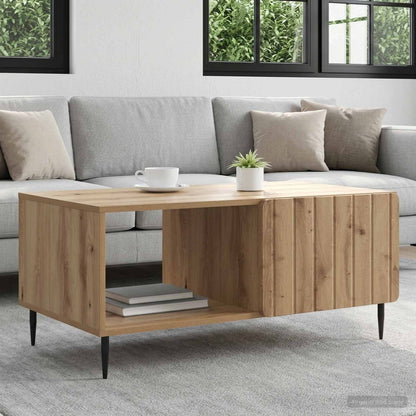vidaXL Coffee Table Artisan Oak 90 x 50 x 40 cm Engineered Wood
