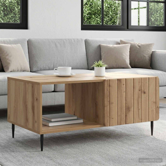 vidaXL Coffee Table Artisan Oak 90 x 50 x 40 cm Engineered Wood