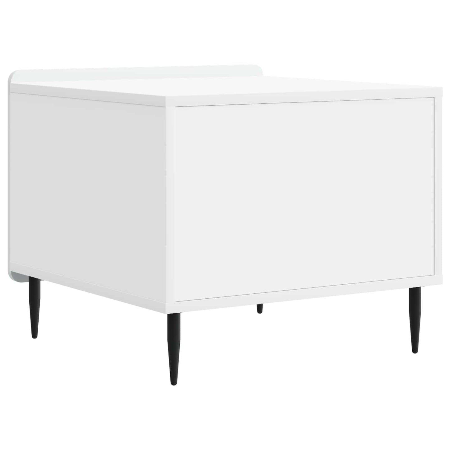 vidaXL Coffee Table with Drawer White 49 x 50 x 42 cm Engineered Wood