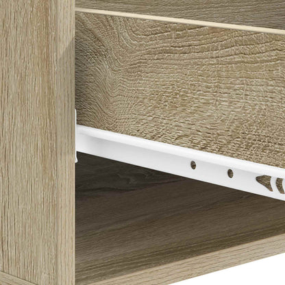 vidaXL Coffee Table Sonoma Oak 49 x 50 x 42 cm Engineered Wood
