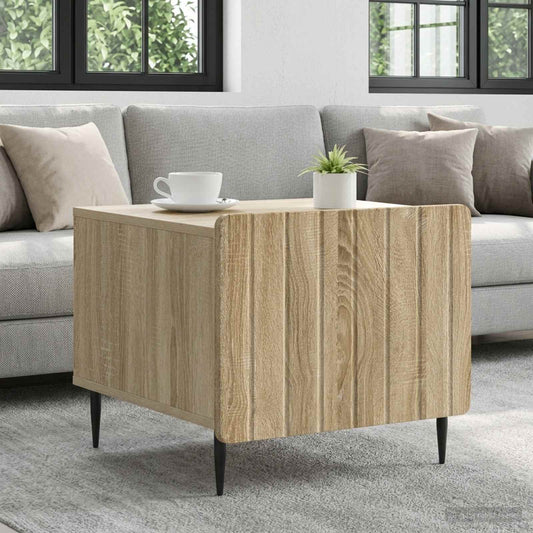 vidaXL Coffee Table Sonoma Oak 49 x 50 x 42 cm Engineered Wood