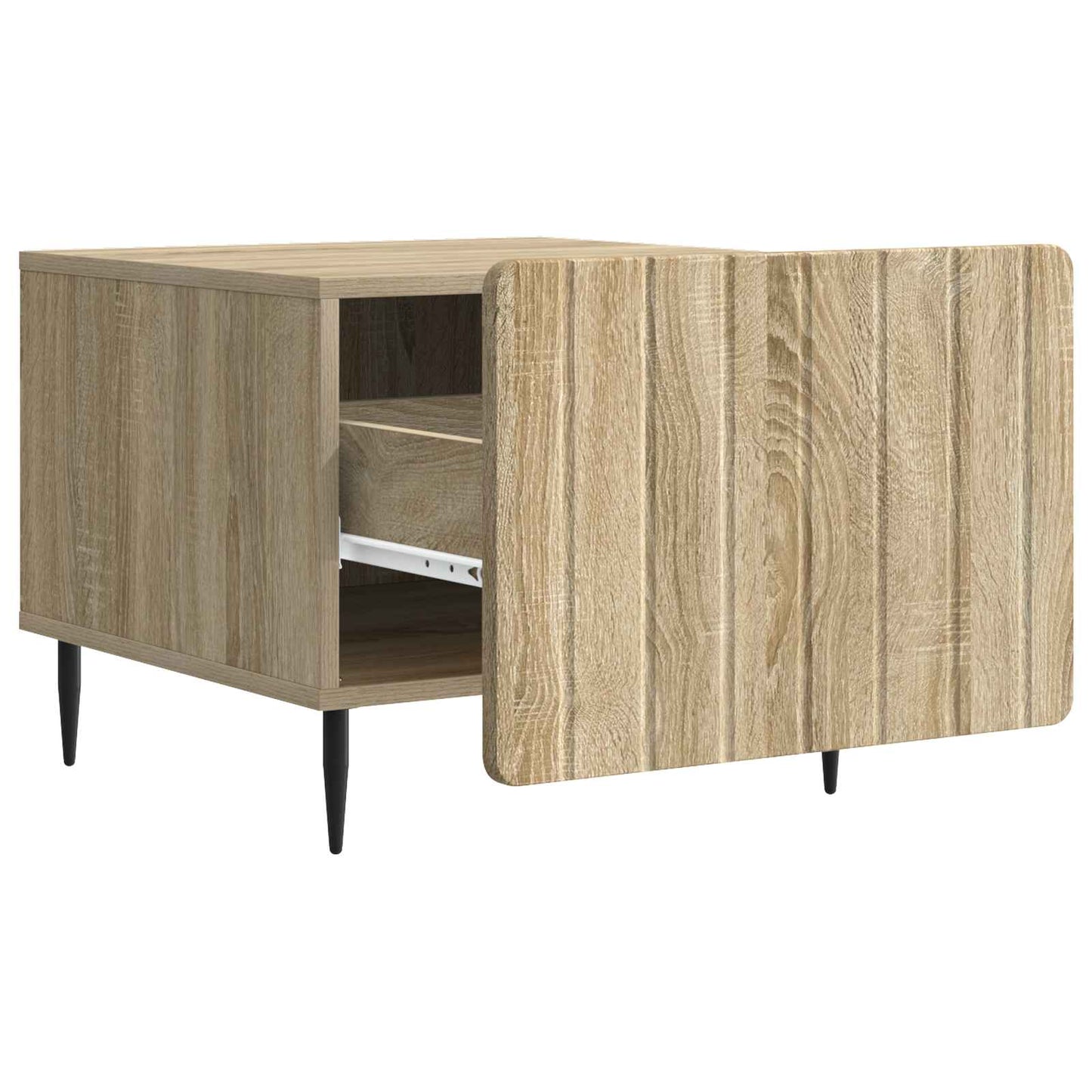 vidaXL Coffee Table Sonoma Oak 49 x 50 x 42 cm Engineered Wood