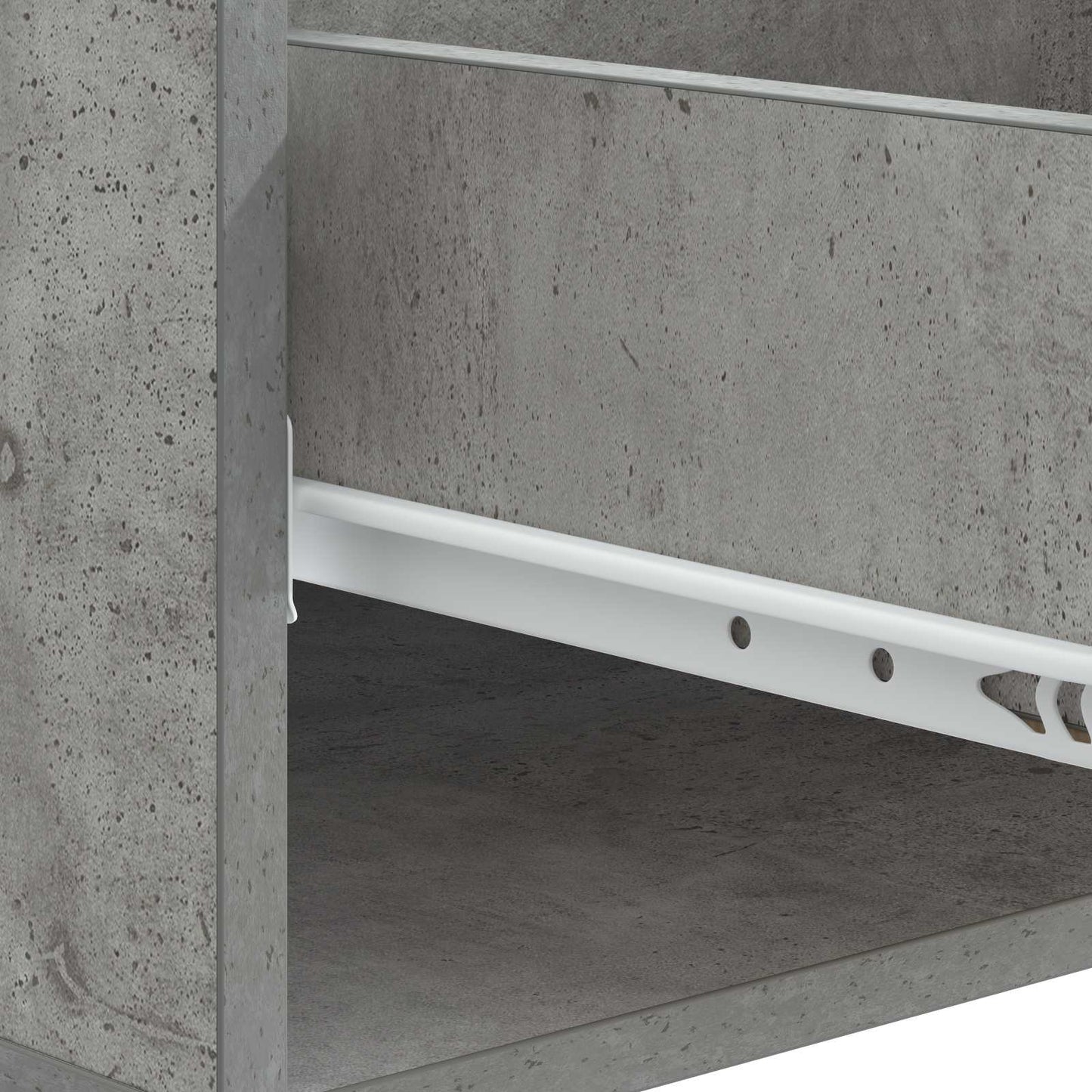 vidaXL Coffee Table Concrete Grey 49 x 50 x 42 cm Engineered Wood