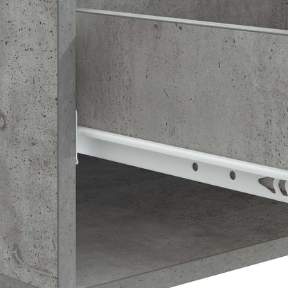 vidaXL Coffee Table Concrete Grey 49 x 50 x 42 cm Engineered Wood