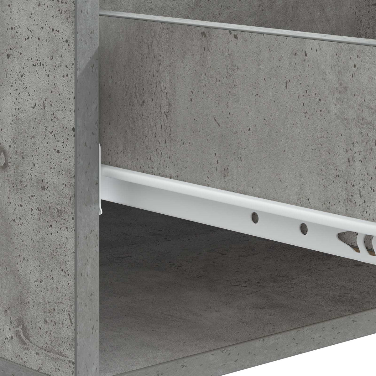 vidaXL Coffee Table Concrete Grey 49 x 50 x 42 cm Engineered Wood