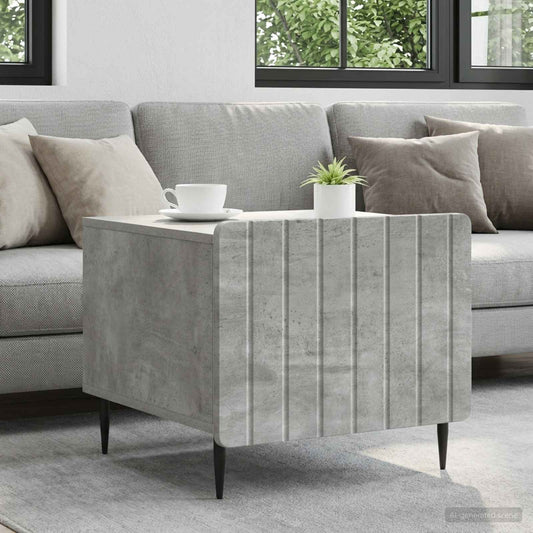 vidaXL Coffee Table Concrete Grey 49 x 50 x 42 cm Engineered Wood