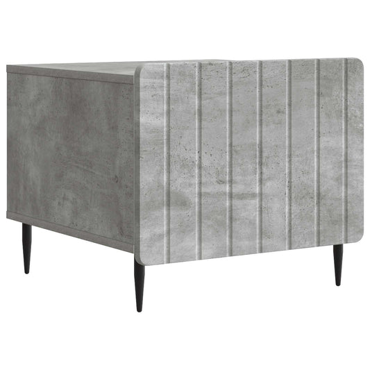 vidaXL Coffee Table Concrete Grey 49 x 50 x 42 cm Engineered Wood