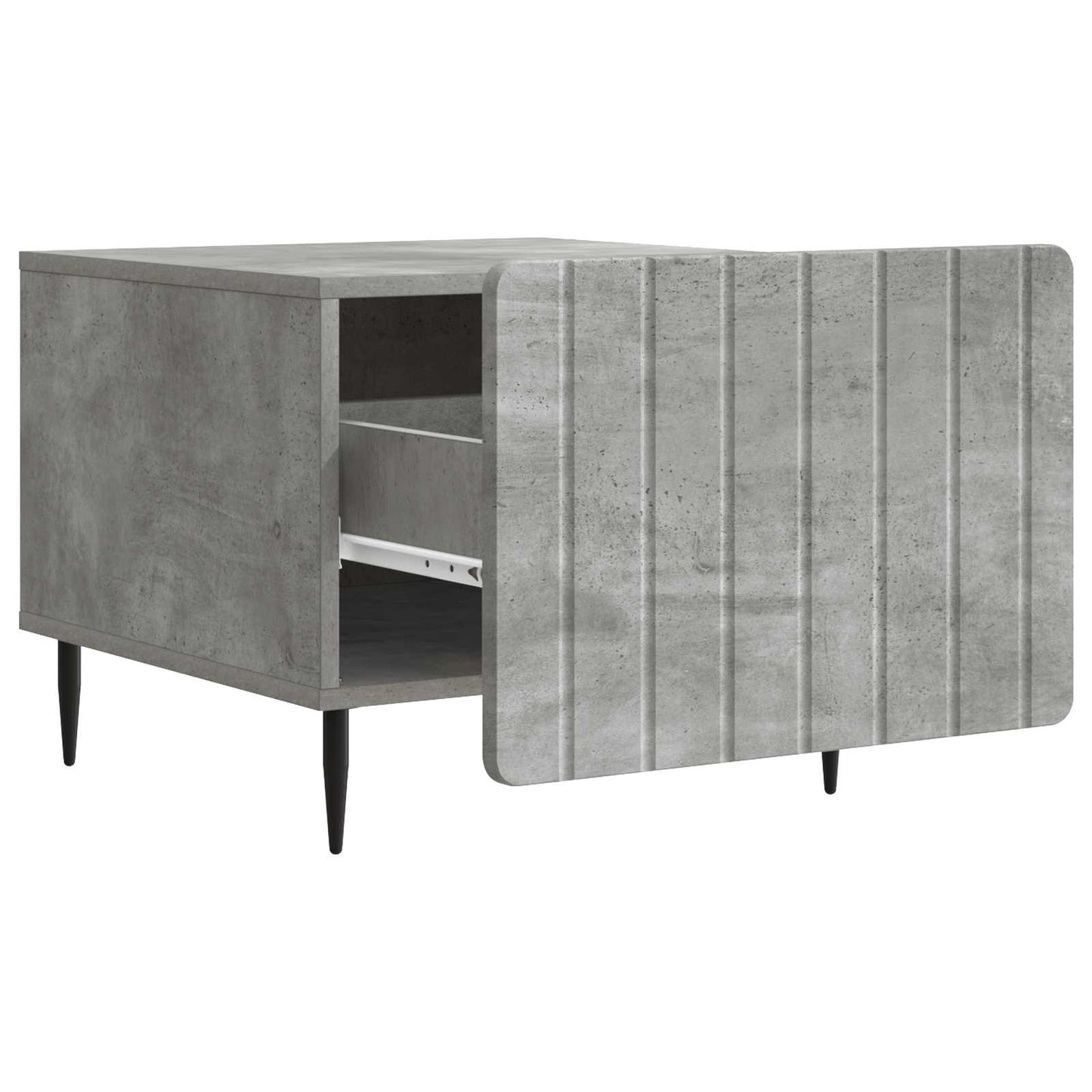 vidaXL Coffee Table Concrete Grey 49 x 50 x 42 cm Engineered Wood