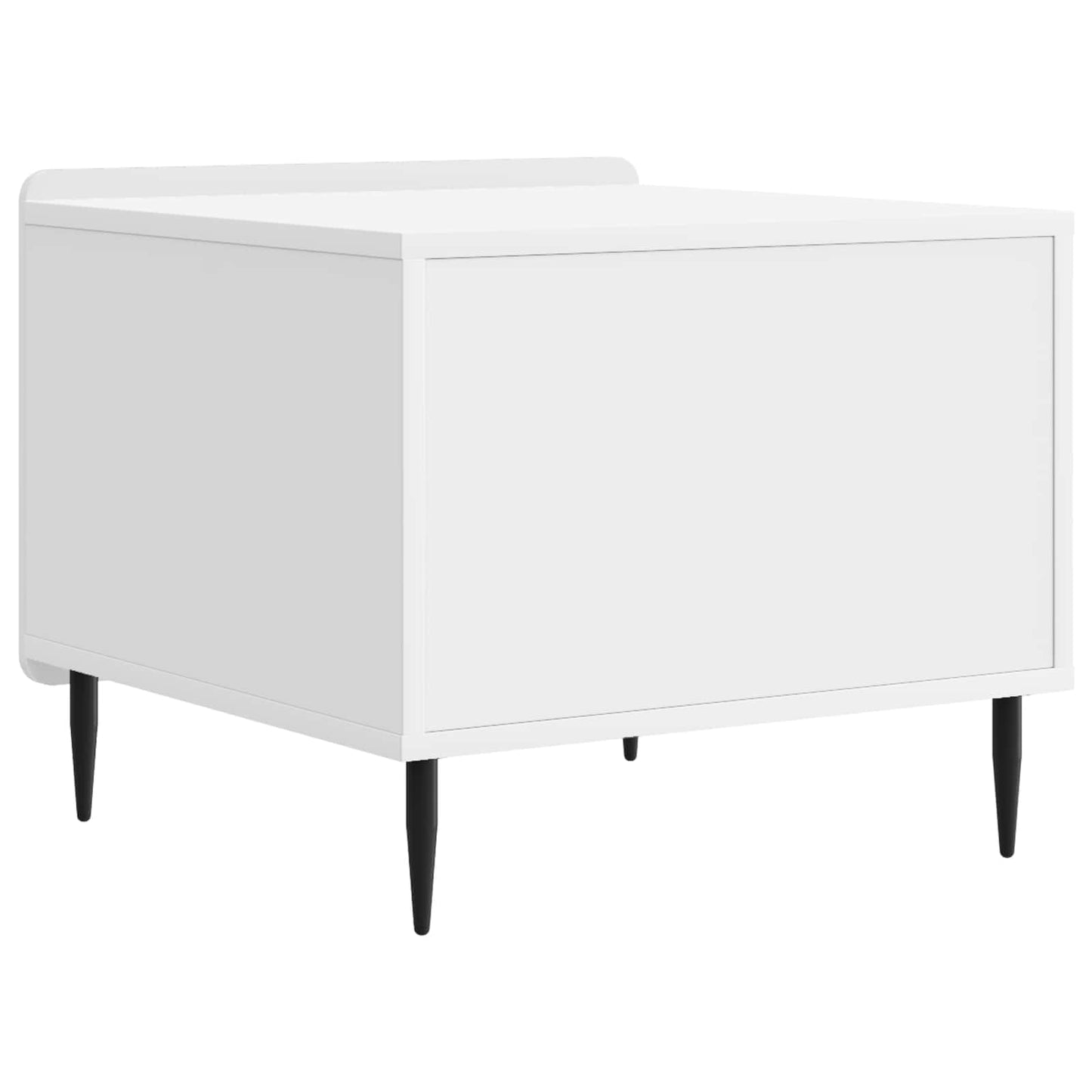 vidaXL Coffee Table High Gloss White 49 x 50 x 42 cm Engineered Wood