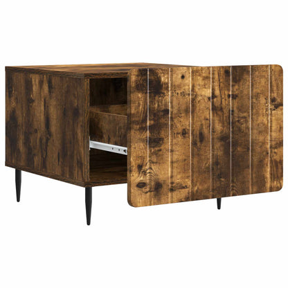vidaXL Coffee Table Smoked Oak 49 x 50 x 42 cm Engineered Wood