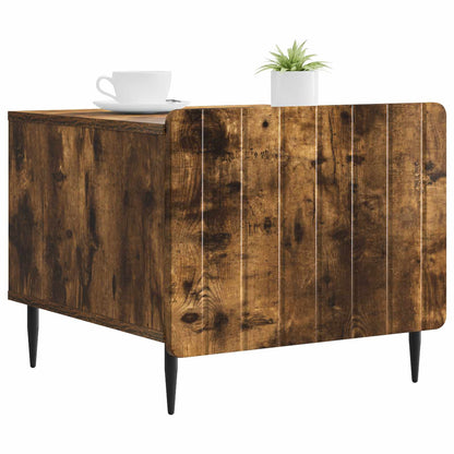vidaXL Coffee Table Smoked Oak 49 x 50 x 42 cm Engineered Wood