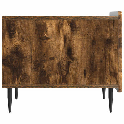 vidaXL Coffee Table Smoked Oak 49 x 50 x 42 cm Engineered Wood