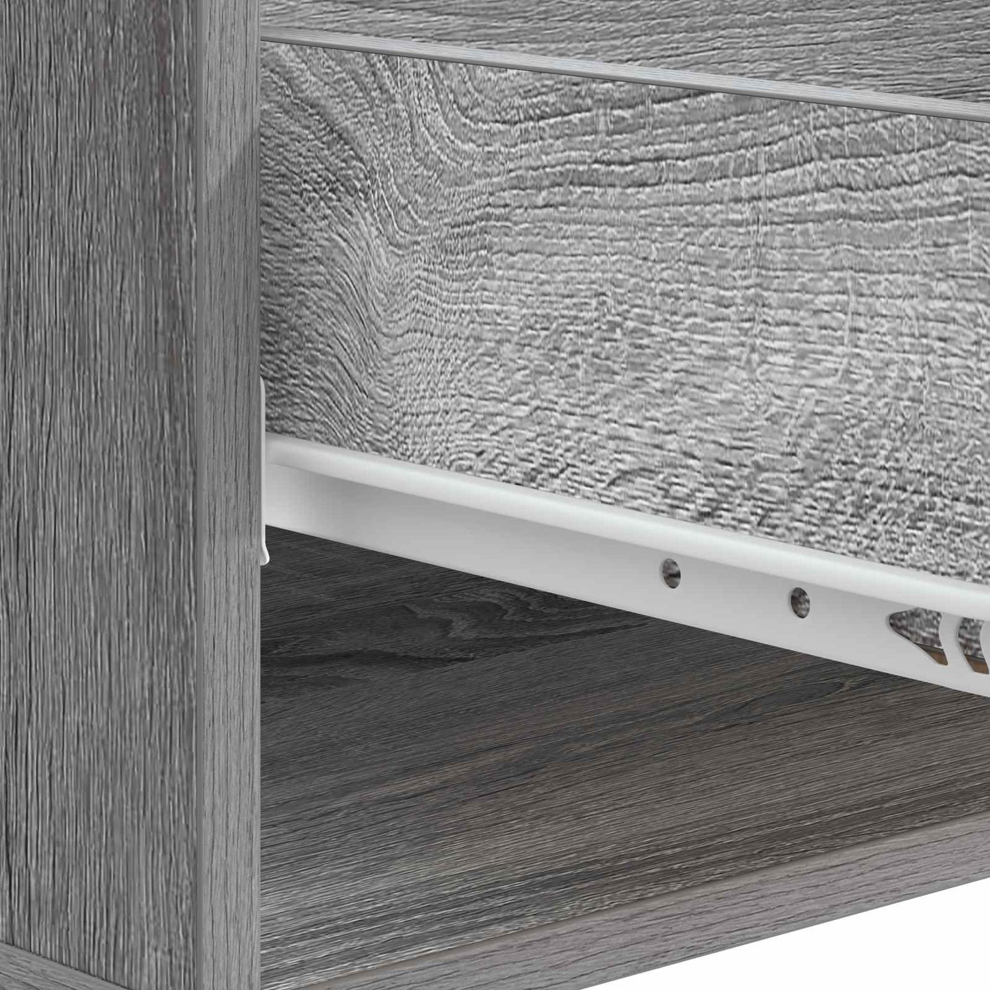 vidaXL Coffee Table Grey Sonoma 49 x 50 x 42 cm Engineered Wood