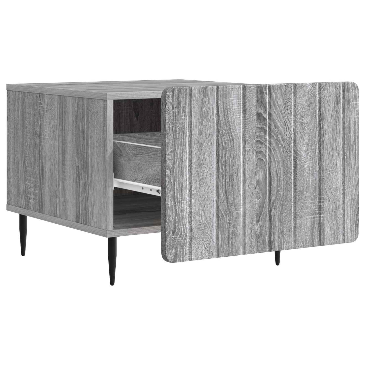 vidaXL Coffee Table Grey Sonoma 49 x 50 x 42 cm Engineered Wood