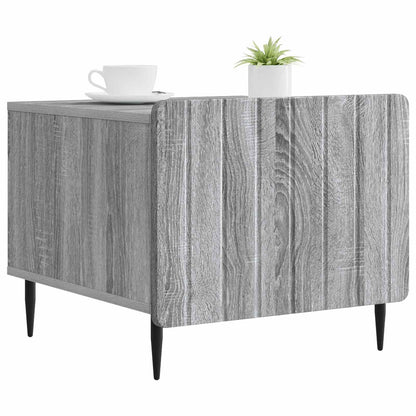 vidaXL Coffee Table Grey Sonoma 49 x 50 x 42 cm Engineered Wood