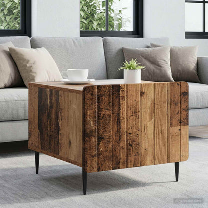 vidaXL Coffee Table Old Wood 49 x 50 x 42 cm Engineered Wood