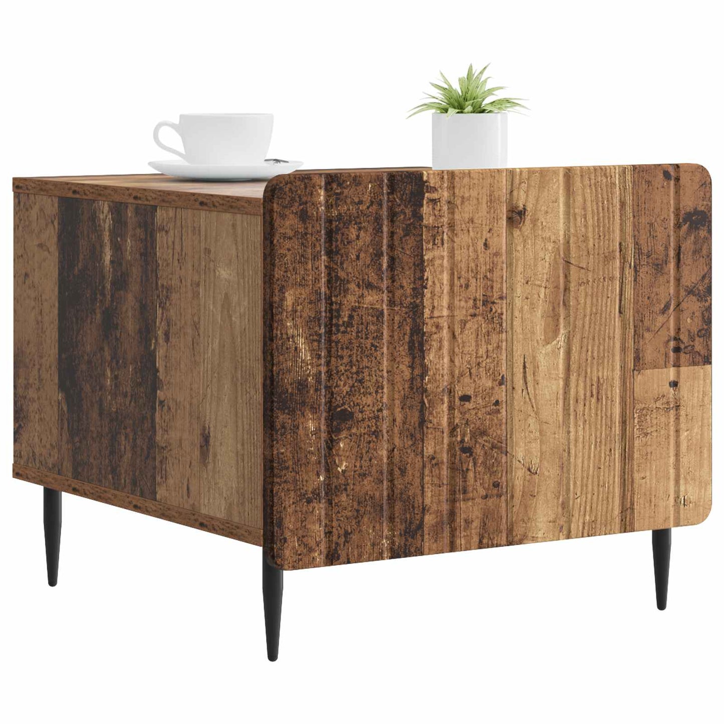 vidaXL Coffee Table Old Wood 49 x 50 x 42 cm Engineered Wood
