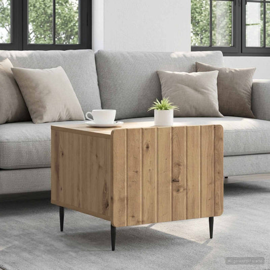 vidaXL Coffee Table Artisan Oak 49 x 50 x 42 cm Engineered Wood