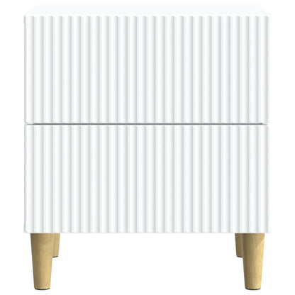 vidaXL Bedside Cabinet 2 pcs White 43 x 34.5 x 48 cm Engineered Wood