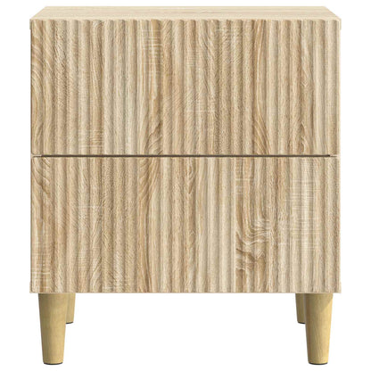 vidaXL Bedside Cabinet Sonoma Oak 43 x 34.5 x 48 cm Engineered Wood