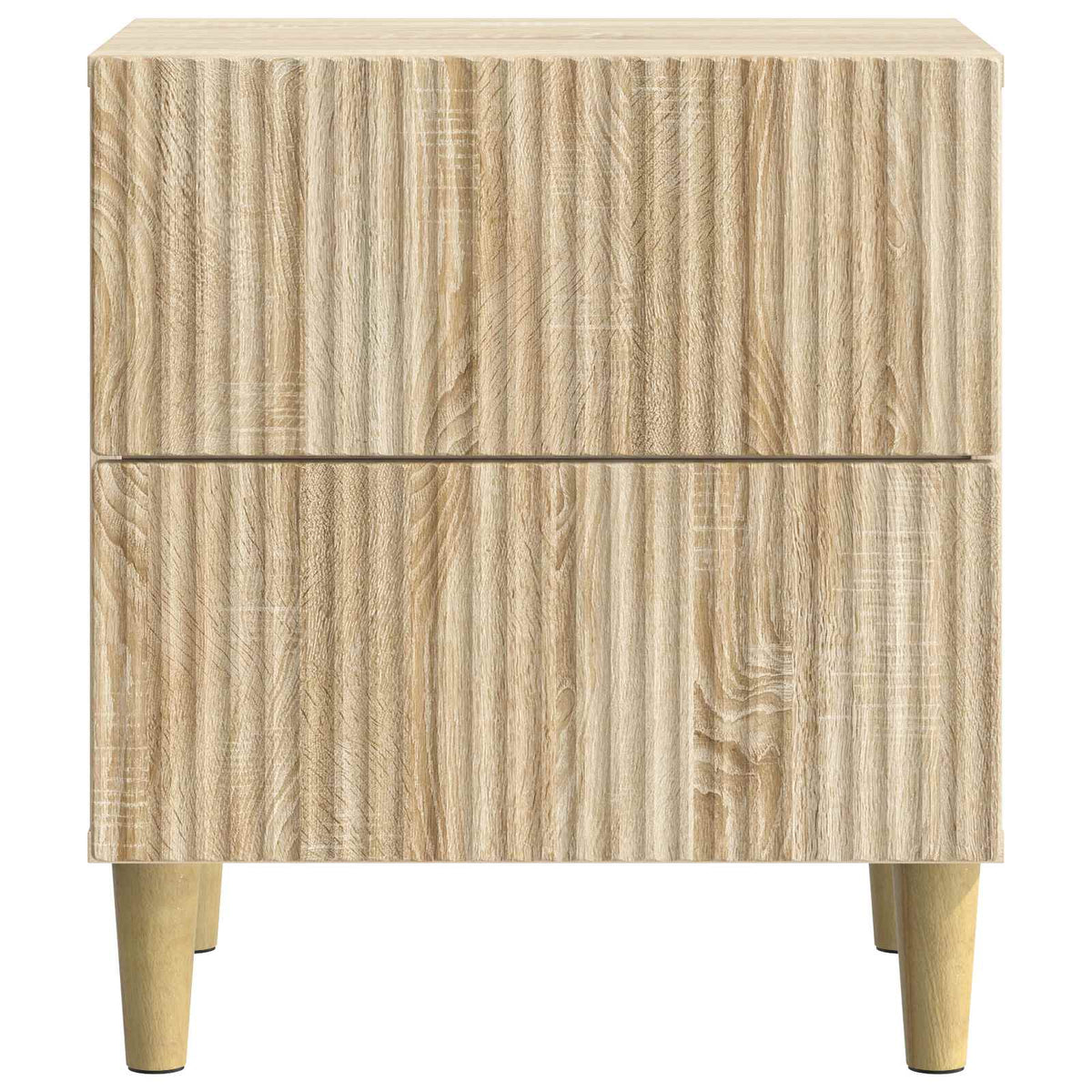 vidaXL Bedside Cabinet Sonoma Oak 43 x 34.5 x 48 cm Engineered Wood