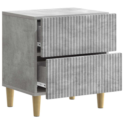vidaXL Bedside Cabinet Concrete Grey 43 x 34.5 x 48 cm Engineered Wood