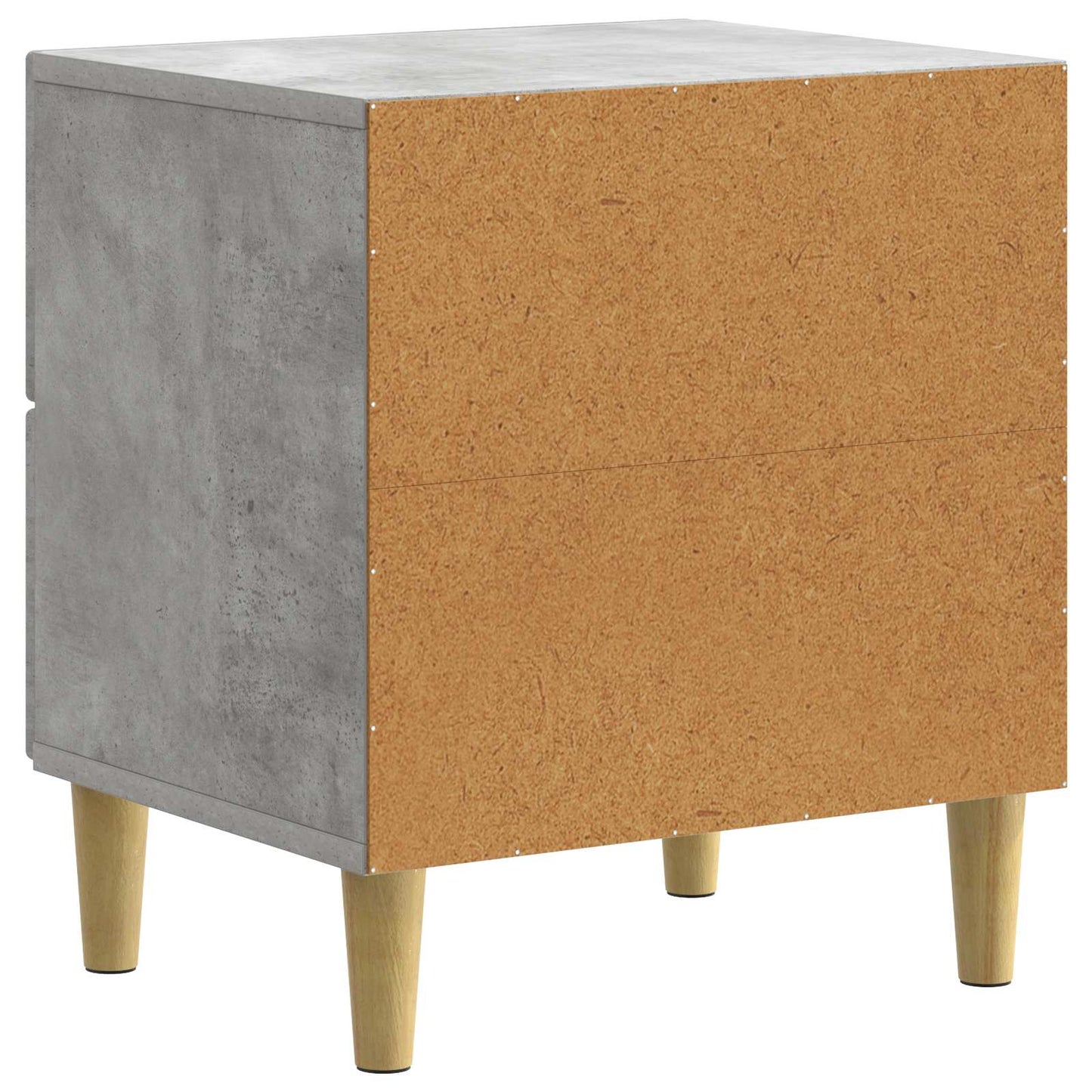 vidaXL Bedside Cabinet Concrete Grey 43 x 34.5 x 48 cm Engineered Wood