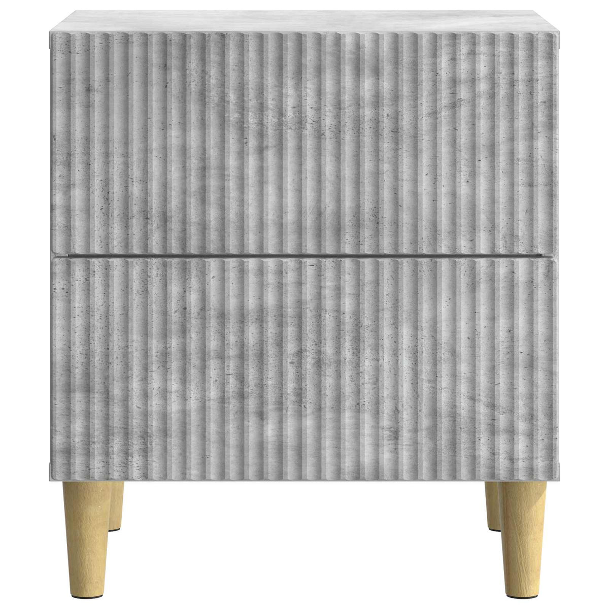 vidaXL Bedside Cabinet Concrete Grey 43 x 34.5 x 48 cm Engineered Wood