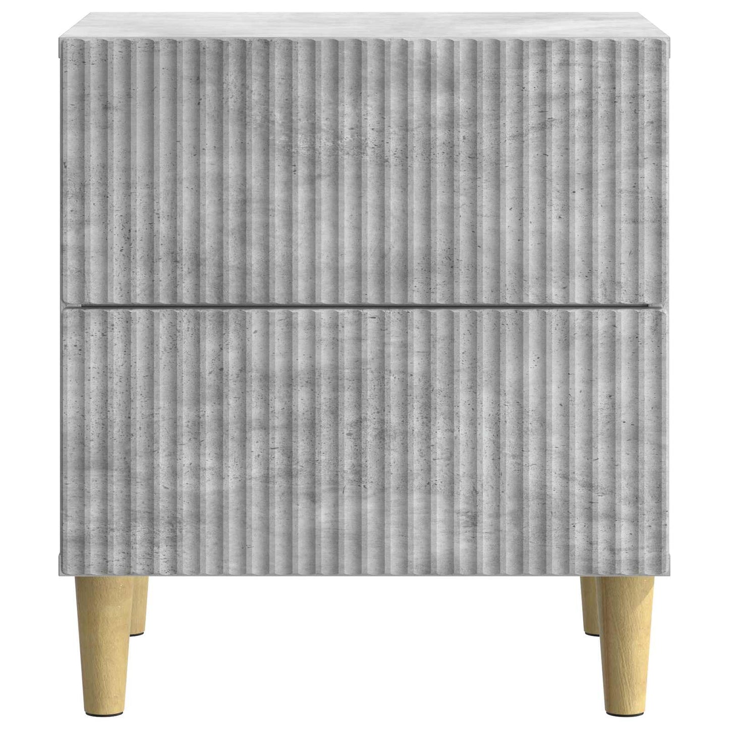 vidaXL Bedside Cabinet Concrete Grey 43 x 34.5 x 48 cm Engineered Wood