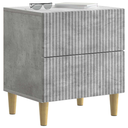 vidaXL Bedside Cabinet Concrete Grey 43 x 34.5 x 48 cm Engineered Wood