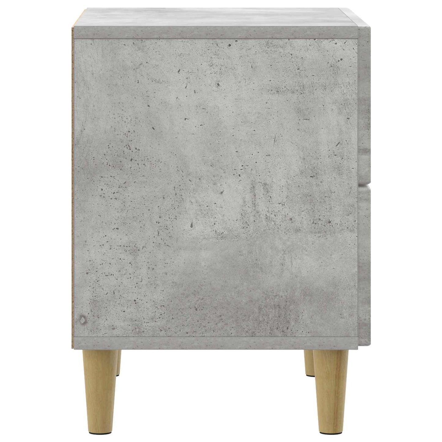 vidaXL Bedside Cabinet Concrete Grey 43 x 34.5 x 48 cm Engineered Wood