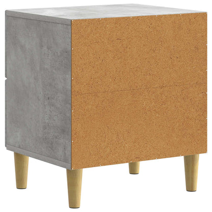vidaXL Bedside Cabinet 2 pcs Concrete Grey 43 x 34.5 x 48 cm