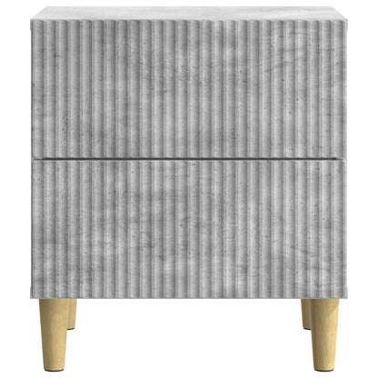 vidaXL Bedside Cabinet 2 pcs Concrete Grey 43 x 34.5 x 48 cm