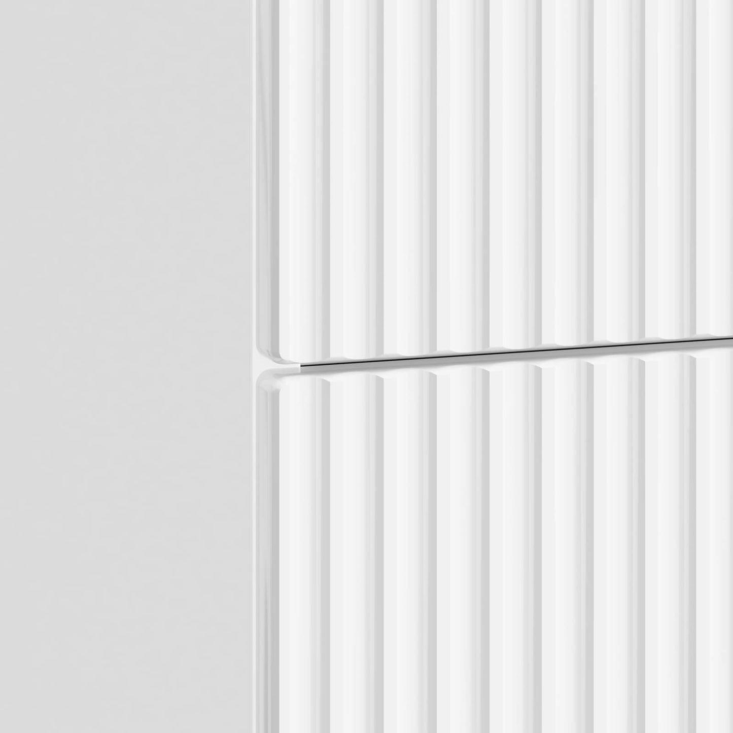 vidaXL Bedside Cabinet with Drawer High Gloss White 43 x 34.5 x 48 cm