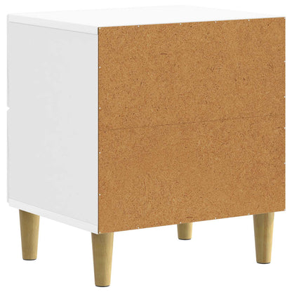 vidaXL Bedside Cabinet with Drawer High Gloss White 43 x 34.5 x 48 cm