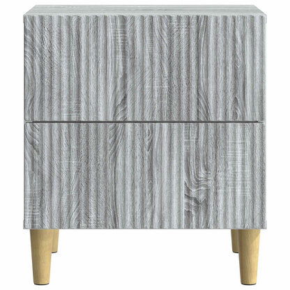 vidaXL Bedside Cabinet Grey Sonoma 43 x 34.5 x 48 cm Engineered Wood