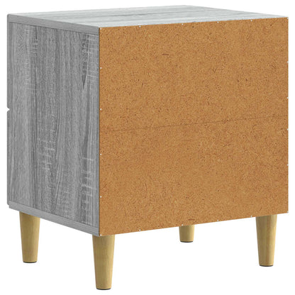 vidaXL Bedside Cabinet with Drawer 2 pcs Grey Sonoma 43 x 34.5 x 48 cm