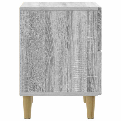 vidaXL Bedside Cabinet with Drawer 2 pcs Grey Sonoma 43 x 34.5 x 48 cm