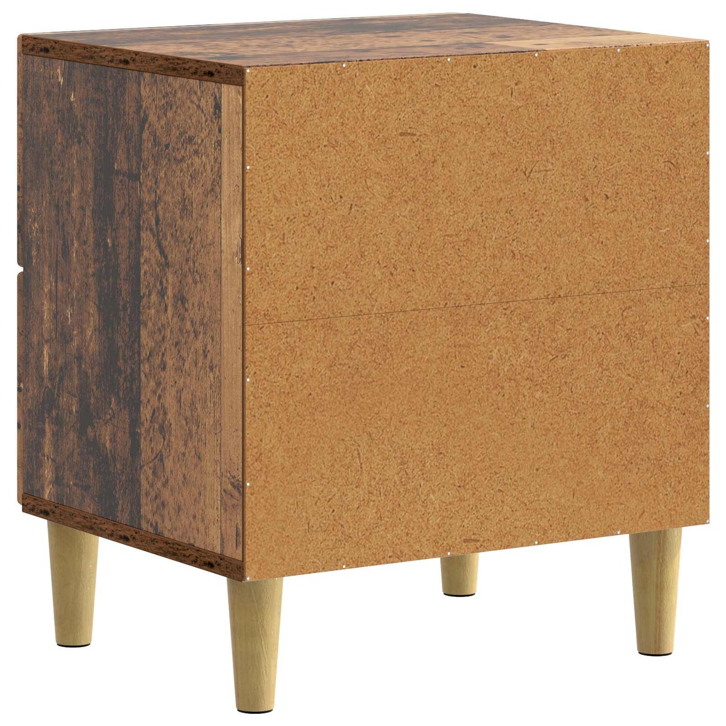 vidaXL Bedside Cabinet Old Wood 43 x 34.5 x 48 cm Engineered Wood